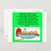 wissenschaftliches Design Postkarte (Vorne/Hinten)