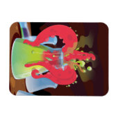 Wissenschaftliches Experimentiermonster Magnet (Horizontal)