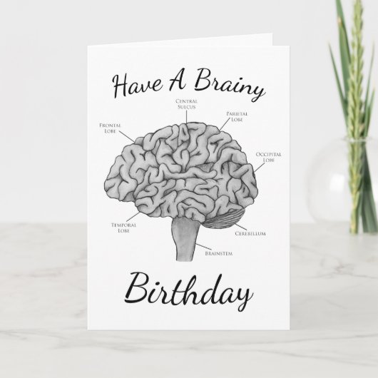 Wissenschaftliches Gehirn Karte (Vorderseite)