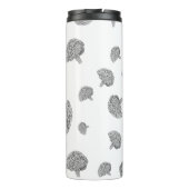 Wissenschaftliches Gehirn Thermosbecher (Rückseite)