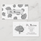 Wissenschaftliches Gehirn Visitenkarte (Vorne/Hinten)