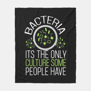 Wissenschaftliches Geschenk   Bakterien Es ist die Fleecedecke