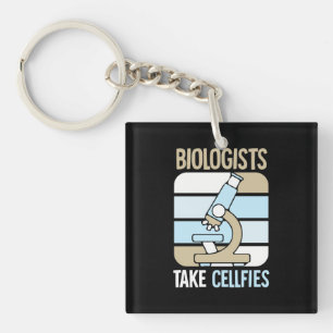 Wissenschaftliches Geschenk Biologen nehmen Zell Schlüsselanhänger