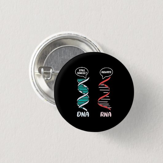 Wissenschaftliches Geschenk | Biologielehrerin Rna Button (Vorne & Hinten)