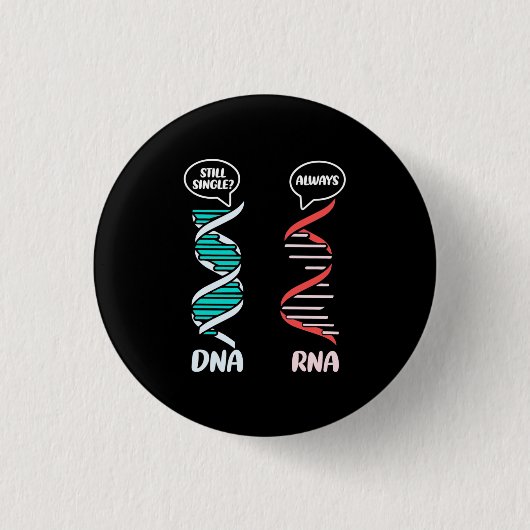 Wissenschaftliches Geschenk | Biologielehrerin Rna Button (Vorderseite)