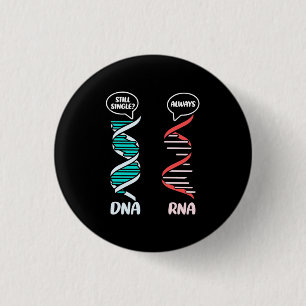 Wissenschaftliches Geschenk Biologielehrerin Rna Button