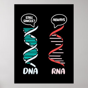 Wissenschaftliches Geschenk   Biologielehrerin Rna Poster