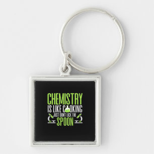 Wissenschaftliches Geschenk Chemie ist wie Koche Schlüsselanhänger