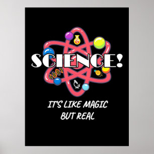 Wissenschaftliches Geschenk   Chemie ist wie Magie Poster