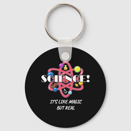 Wissenschaftliches Geschenk | Chemie ist wie Magie Schlüsselanhänger (Vorderseite)