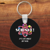 Wissenschaftliches Geschenk | Chemie ist wie Magie Schlüsselanhänger (Vorderseite)