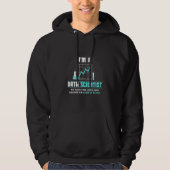 Wissenschaftliches Geschenk | Ich bin Datenwissens Hoodie (Vorderseite)