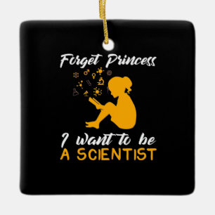 Wissenschaftliches Geschenk   Ich bin Zukunftswiss Keramikornament