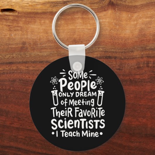 Wissenschaftliches Geschenk | Ich unterrichte Lieb Schlüsselanhänger (Vorderseite)