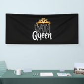 Wissenschaftliches Geschenk | Proud Data Queen Banner (Messe)
