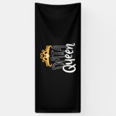 Wissenschaftliches Geschenk | Proud Data Queen Banner (Vertikal)
