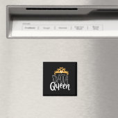 Wissenschaftliches Geschenk | Proud Data Queen Magnet (In Situ (Geschirrspüler))