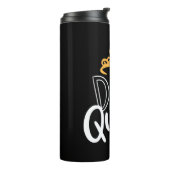 Wissenschaftliches Geschenk | Proud Data Queen Thermosbecher (Nach links gedreht)