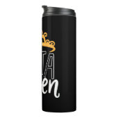 Wissenschaftliches Geschenk | Proud Data Queen Thermosbecher (Nach rechts gedreht)