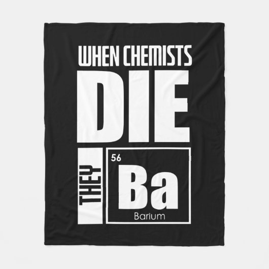 Wissenschaftliches Geschenk | Schöne Chemie Fleecedecke (Vorderseite)