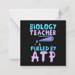 Wissenschaftliches Geschenk   Von ATP geförderter  Mitteilungskarte