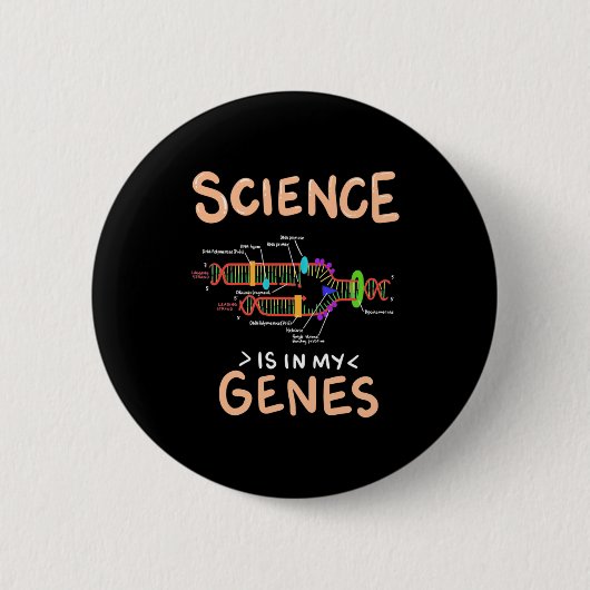Wissenschaftliches Geschenk | Wissenschaft ist in Button (Vorderseite)