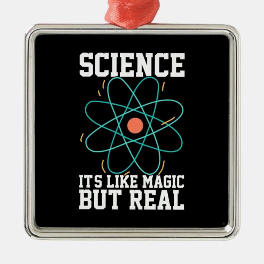 Wissenschaftliches Geschenk | Wissenschaft ist wie Ornament Aus Metall (Vorne)