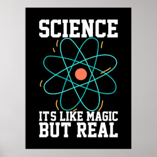 Wissenschaftliches Geschenk   Wissenschaft ist wie Poster
