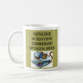 wissenschaftliches Kauderwelsch, Kaffeetasse (Links)