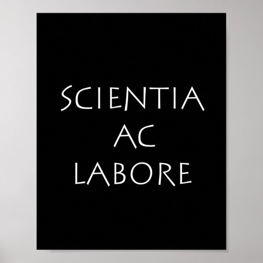 Wissenschaftliches Laboratorium Poster (Vorne)