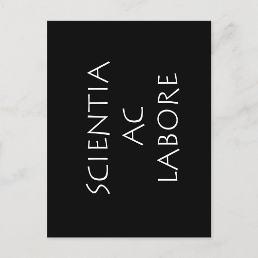 Wissenschaftliches Laboratorium Postkarte (Vorderseite)