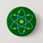 Wissenschafts-Atom Button (Vorderseite)