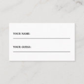 Wissenschafts-Becher-Geschlechts-Jungen-oder Visitenkarte (Rückseite)