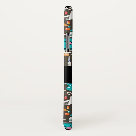 Wissenschafts-/Chemie-Muster Case-Mate iPhone Hülle (Hinten/Rechts)