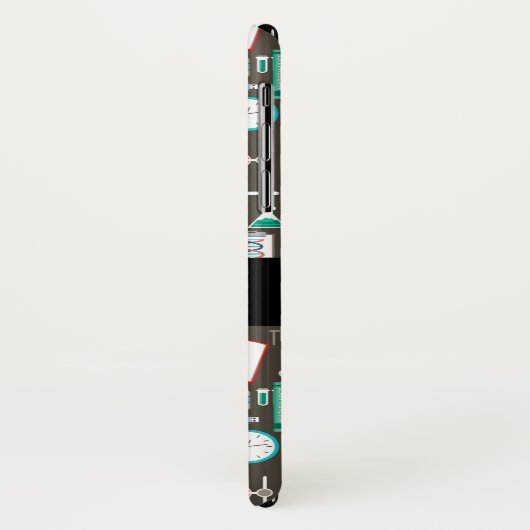 Wissenschafts-/Chemie-Muster Case-Mate iPhone Hülle (Hinten/Links)