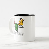 Wissenschafts-Chemie-Schwermetall-NerdGeek Zweifarbige Tasse (Vorderseite Links)