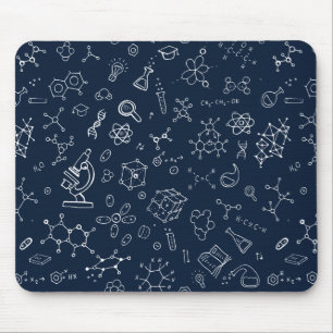 Wissenschafts- / Chemiemuster Mousepad