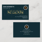 Wissenschafts-Element-Periodensystem in der Visitenkarte (Vorne/Hinten)