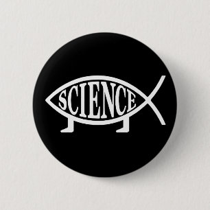 Wissenschafts-Fische Button