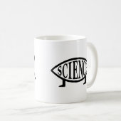 Wissenschafts-Fische Kaffeetasse (VorderseiteRechts)