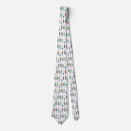 Wissenschafts-Geeky Chemiker-Reagenzglas-Chemie Krawatte