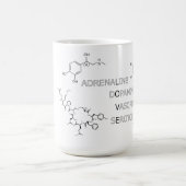 Wissenschafts-Geeky chemische Struktur der Liebe Kaffeetasse (Mittel)
