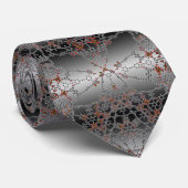 Wissenschafts-Krawatten - schwarz u. weiße Krawatte (Gerollt)