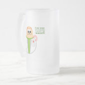 Wissenschafts-Labrador-Forscher-mattierte Tasse (Vorderseite Links)