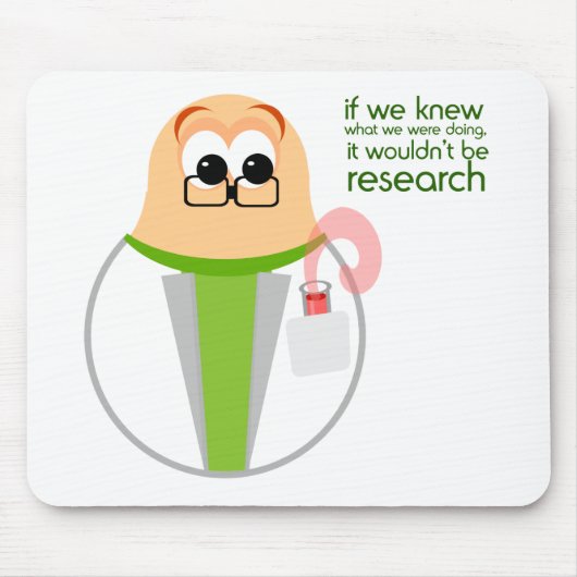 Wissenschafts-Labrador-Forscher Mousepad (Vorne)