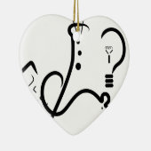 Wissenschafts-Messe-Logo Keramikornament (Rechts)