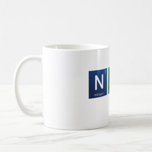 Wissenschafts-Nerd-Tasse Kaffeetasse (Links)