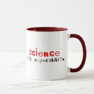 Wissenschafts-nicht Aberglaube Tasse