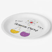 "Wissenschafts-Party-" Papier-Teller Pappteller (Schrägansicht)