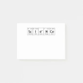 Wissenschafts-Periodensystem-Element-Wort-Chemie Post-it Klebezettel (Vorderseite)